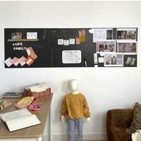 Papier peint magnétique repositionnable noir 2x0.6m ferflex - Image 2