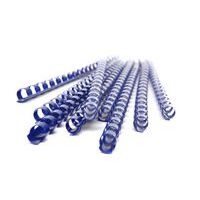 Peigne à relier 10 mm (100 pièces) - Bleu - Image principale