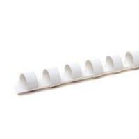 Peigne à relier 10 mm (100 pièces) - Blanc - Image 2