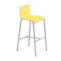Tabouret 4 pieds hauteur 75 cm stratifié - Image principale