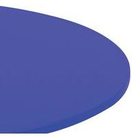 Table basse Zélos Ø 80 cm 1 plateau Bleu pied hêtre naturel - Image 2