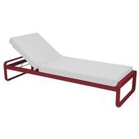 Bain de soleil Bellevie coussin blanc grisé Fermob - Image 4