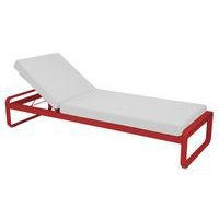 Bain de soleil Bellevie coussin blanc grisé Fermob - Image 3