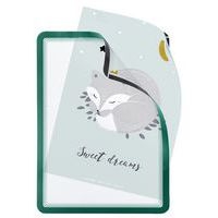 2 pochettes cadre Magneto dos magnétique A4 Vert - Image principale