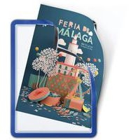 2 pochettes cadre Magneto dos magnétique A4 Bleu - Image 2