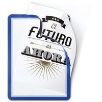 2 pochettes cadre Magneto dos magnétique A4 Bleu - Image 8