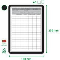 Lot de 2 Pochette d'affichage magnétique A5 - Tarifold - Noir - Image 6