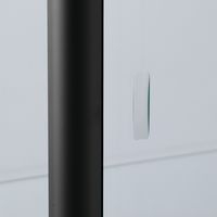 Vitrine d'exposition 800x400x2000mm - Noir - Image 4