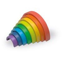 Blocs construction bois arc-en-ciel - Image principale