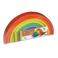 Blocs construction bois arc-en-ciel - Image 3