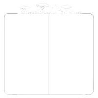 Mur d'écriture liberté Décor Savane 195x190 cm blanc Fixation magnétique - Image principale