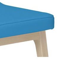 Chauffeuse Zelos sans surpiqûre hêtre Pétrole - Image 4