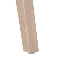 Chauffeuse Zélos sans surpiqûre hêtre Géranium - Image 2