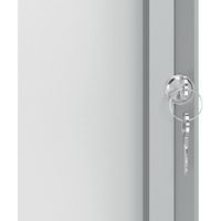 Vitrine d'extérieur Nobo à fond magnétique 4 x A4 - Image 3