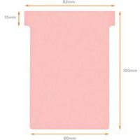 Lot de 100 Fiches T Nobo Indice 3 roses - Image 2