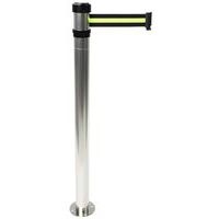 Poteau aluminium à sangle 2 m à fixer au sol - Manutan Expert - Image principale