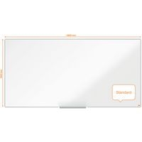 Tableau blanc - émaillé - 1800 x 900 mm - Nobo - Image 5