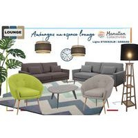 Fauteuil accueil en tissu polyester Armand MMP - Image 2