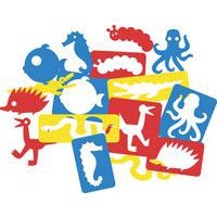 Pochoirs animaux formes et silhouettes (8 pièces) - Image principale