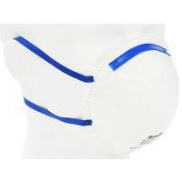 20 Demi-masques respiratoires coque à usage unique FFP2 Sans soupape - Image 3