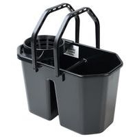 Seau avec système d'essorage 15 L Bleu - Image 6