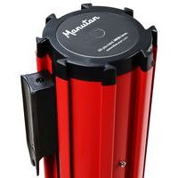 Poteau Rouge double sangle de 2 m Rouge/blanc - Image 5