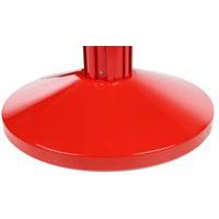 Poteau Rouge double sangle de 2 m Rouge/blanc - Image 7