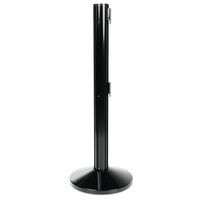 Poteau Noir double sangle de 2 m Noir/jaune - Image 4