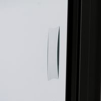 Vitrine d'exposition 1000 x 600 x 920 mm sur pied - Noir - Image 2