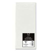 Sachet 6 feuilles papier de soie 50x70 cm blanc - Image principale