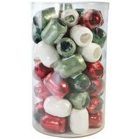 Mini-tube 60 bolducs Noël tradi 10 m x 7 mm - Image principale