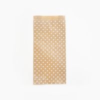 Sachet de 50 pochettes kraft, 15x31+6cm, Etoiles - Image principale