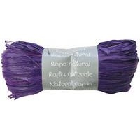 Pelote raphia naturel 50g, Prune - Image principale