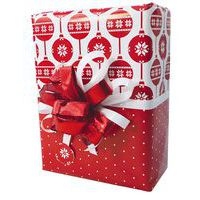 Rouleau papier cadeau 60g, 50x0,70m Boules scandi - Image 2