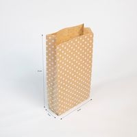 Sachet de 50 pochettes kraft, 15x31+6cm, Etoiles - Image 4