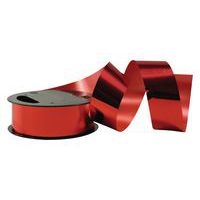 Plateau de 8 bobinots métallisés 10mx25mm, Rouge - Image 3