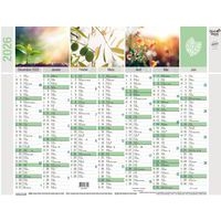 Lot de 10 Calendrier banque recyclé fr equology par 10 - 27x21cm - Image principale