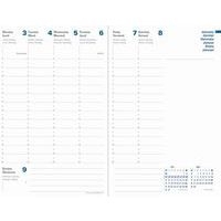 Recharge pour agenda hebdomadaire 2025 president recyclé noir - Image 4