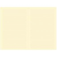 Carnet de note 15 ligné en soie avec élastique corail - Image 3