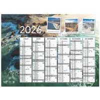 Lot de 10 Calendrier fantaisie fr evasion par 10 - 55x40,5cm - Image 2