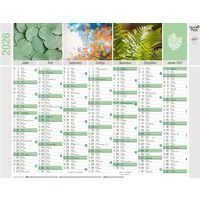 Lot de 10 Calendrier banque recyclé fr equology par 10 - 43x33,5cm - Image 2