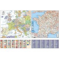 Lot de 10 Calendrier annuel horizontal fr arc en ciel par 10 - 65x43cm - Image 2