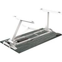 Bureau réglable Levado -Piètement blanc Plateau 160cm Chêne - Image 5