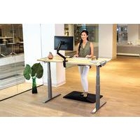 Bureau réglable Levado -Piètement gris Plateau 160cm Érable - Image 3