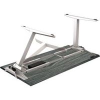 Bureau réglable Levado -Piètement gris Plateau 140cm Chêne - Image 2