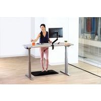 Bureau réglable Levado -Piètement gris Plateau 160cm Gris - Image 3