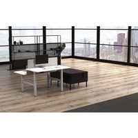 Bureau bench réglable Cambio-Piètement gris 180cm Érable - Image 2