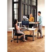 Bureau bench réglable en hauteur Cambio - Piètement gris - Fellowes - Image 2