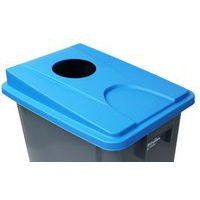 Poubelle et couvercle tri sélectif - 60 ou 80 L - Manutan Expert - Image 3