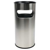 Poubelle-cendrier en Inox avec ouverture - 30 L ou 50 L - Manutan Expert - Image 7